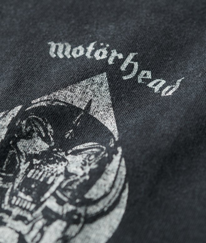 Motörhead x Superdry Cap Sleeve Band T-Shirt