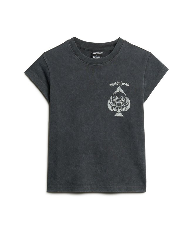 Motörhead x Superdry Cap Sleeve Band T-Shirt