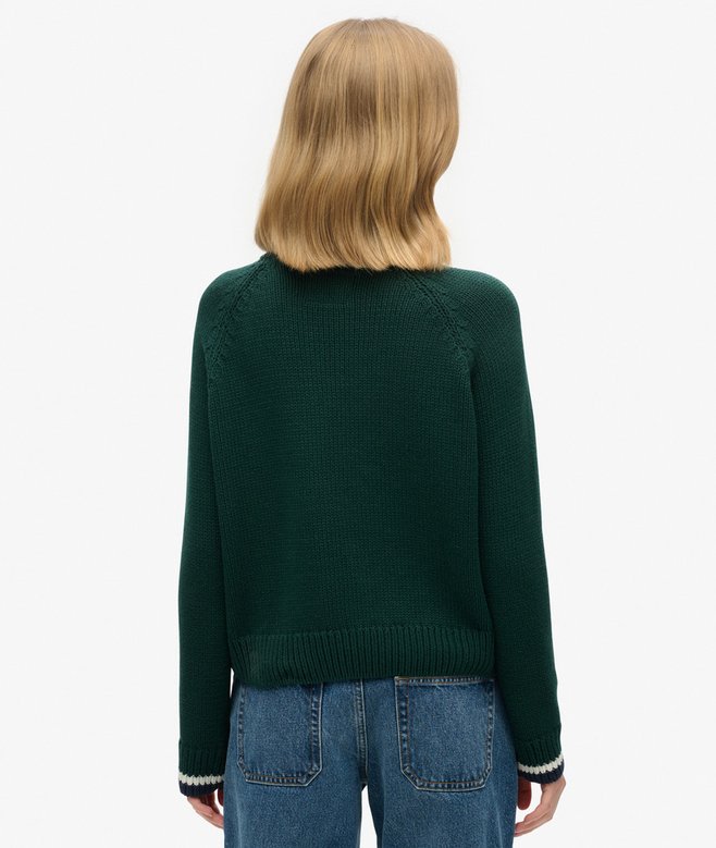 Americana Roll Neck Knit Jumper