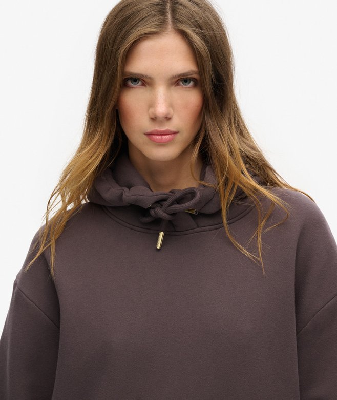 Tattoo Rhinestone Hoodie Dress