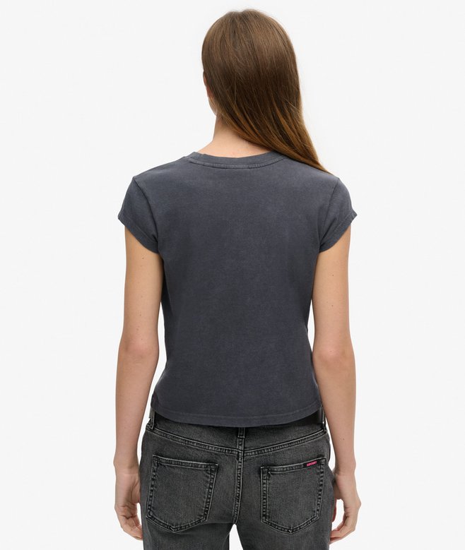 Metallica x Superdry Cap Sleeve Band T-Shirt