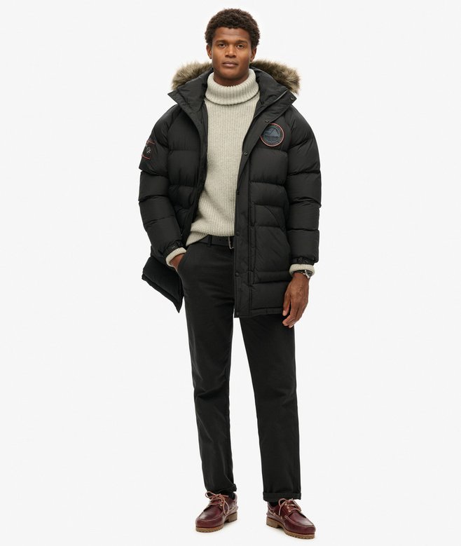 Everest Longline Baffled Parka Jacket