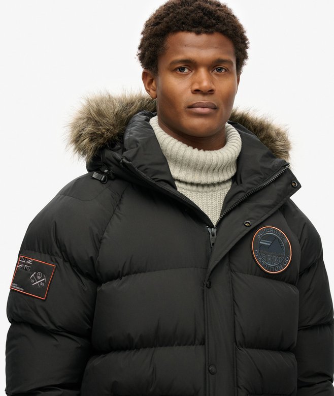 Everest Longline Baffled Parka Jacket