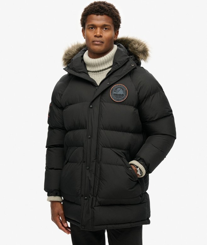 Everest Longline Baffled Parka Jacket