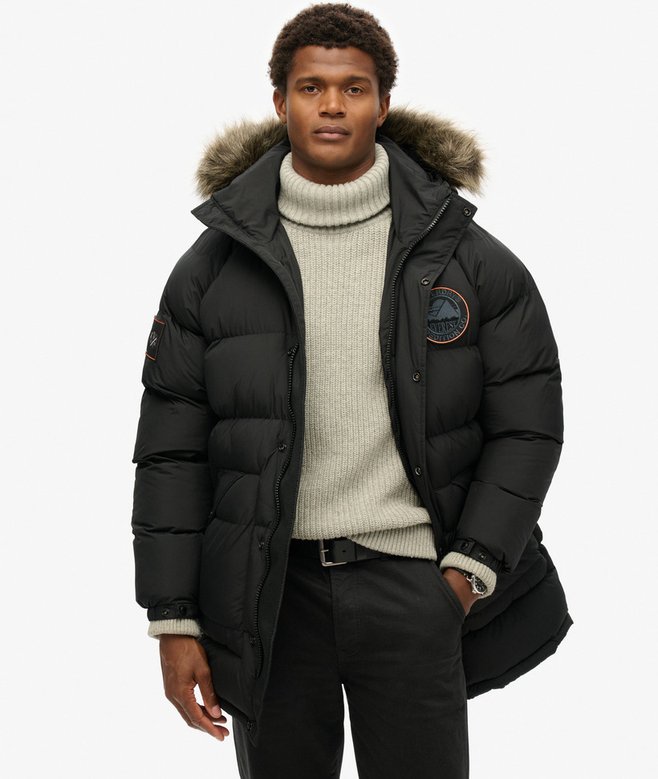 Everest Longline Baffled Parka Jacket