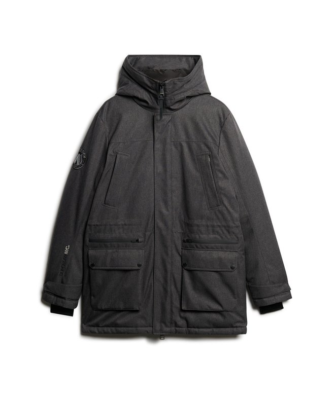 City Tweed Padded Parka Jacket