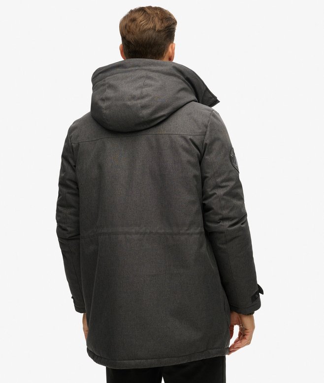 City Tweed Padded Parka Jacket