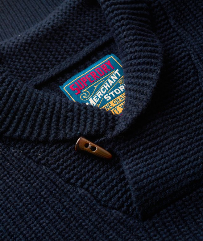 The Merchant Store - Shawl Neck Jumper