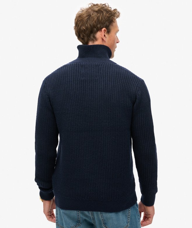 The Merchant Store - Shawl Neck Jumper
