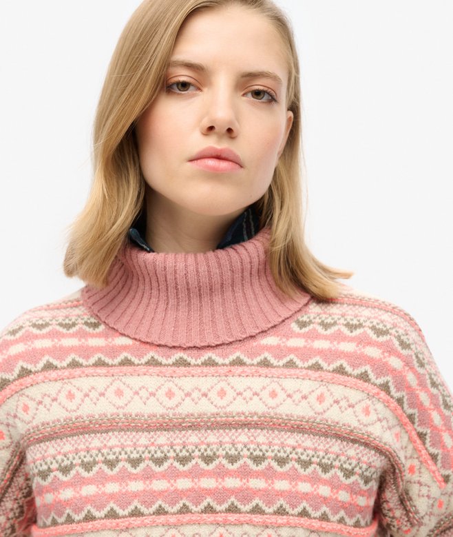 Textured Stripe Pattern Jumper