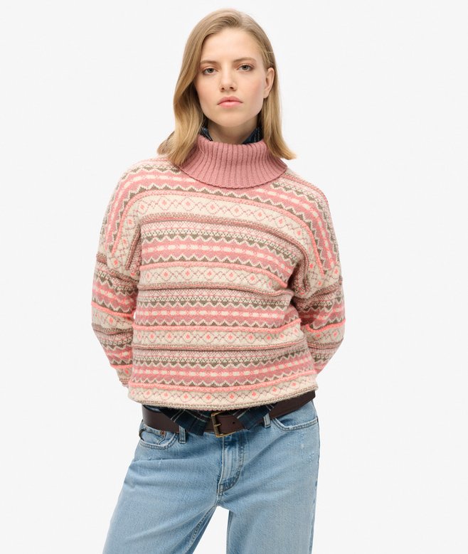 Textured Stripe Pattern Jumper