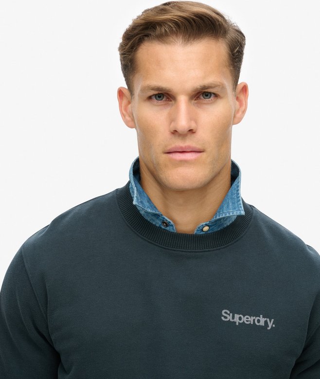 Core Logo City Loose Crew Sweatshirt