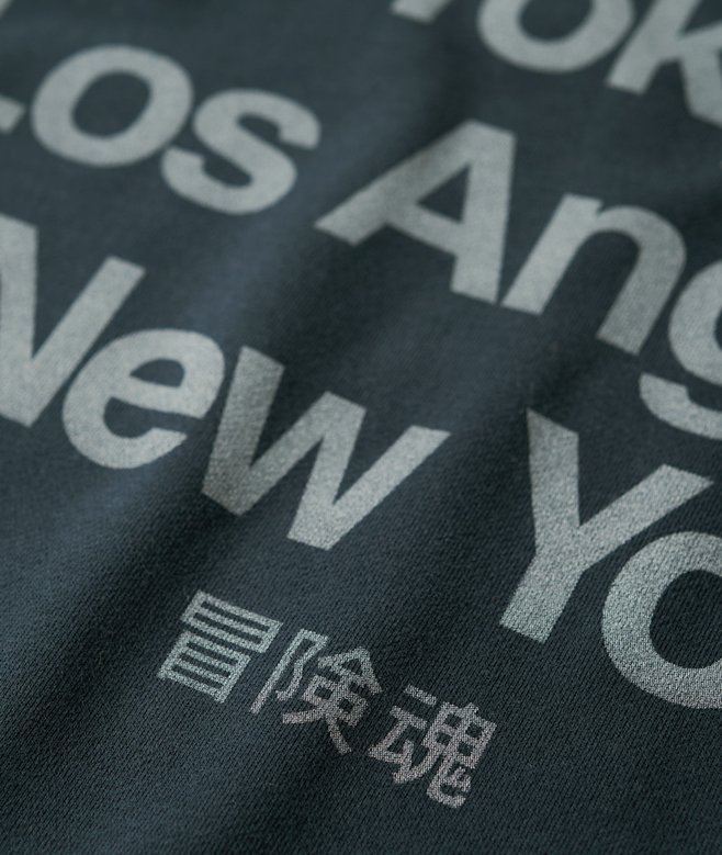 Core Logo City Loose Crew Sweatshirt