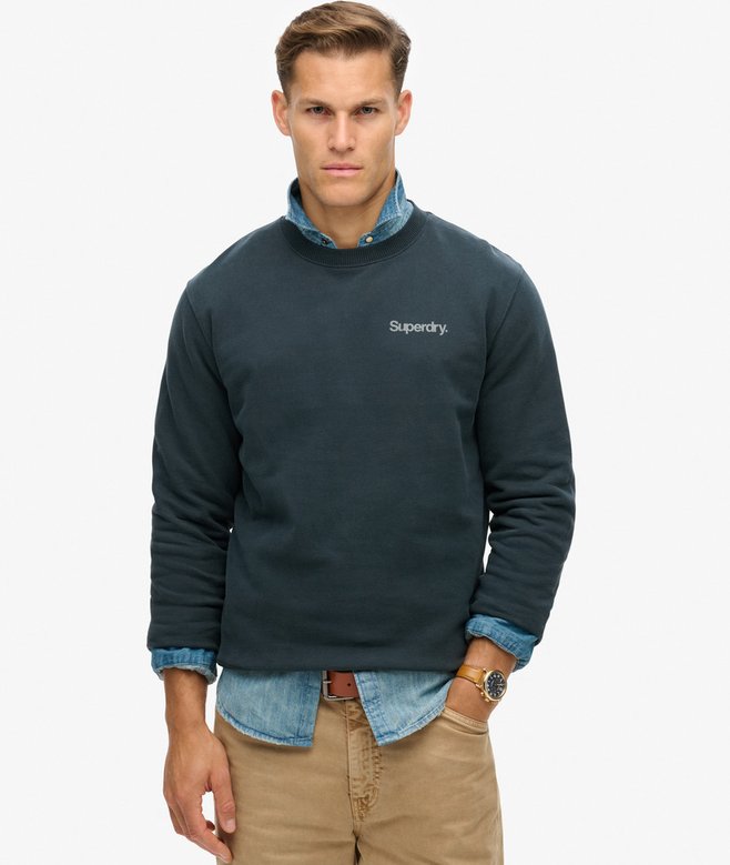 Core Logo City Loose Crew Sweatshirt