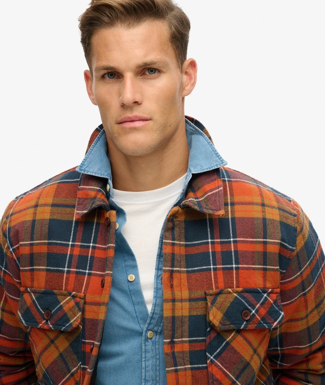 Surplus Check Quilt Overshirt