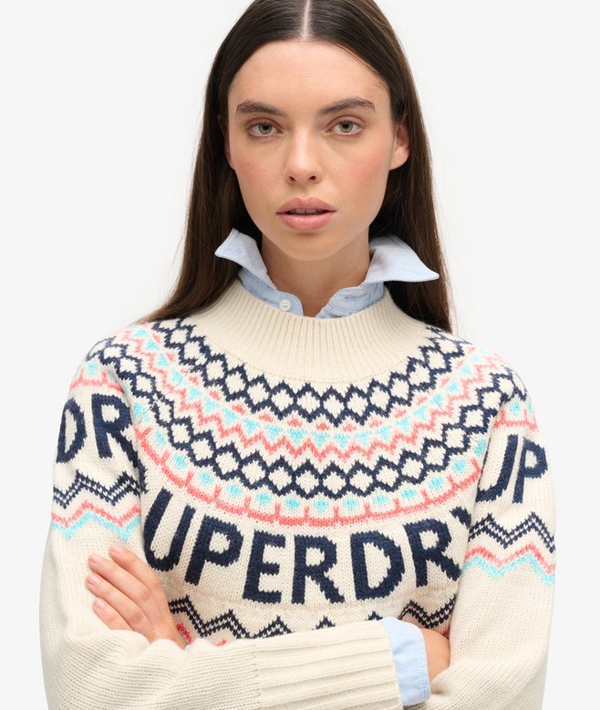 Fairisle Branded Jumper
