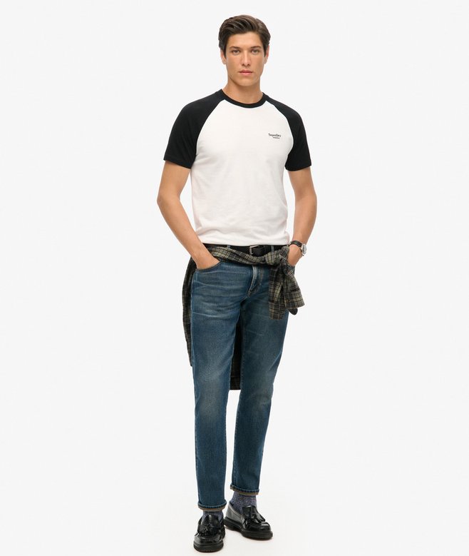 Organic Cotton Essential Logo Baseball T-Shirt