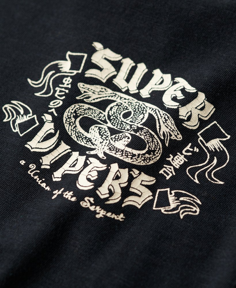 mens Retro Rocker Graphic T-Shirt in Black | Superdry US