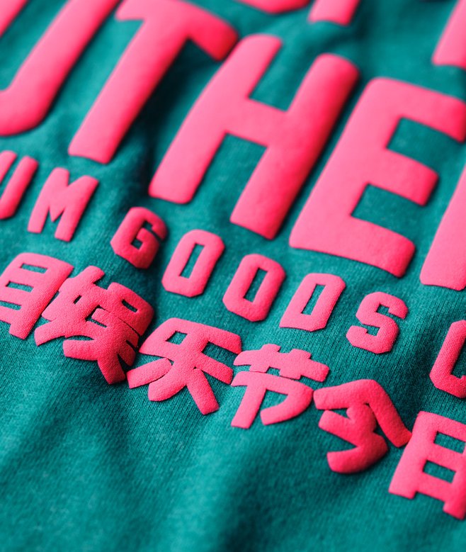 Puff Print Fitted T-Shirt