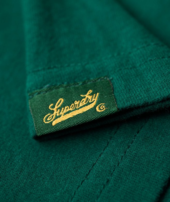 Varsity Flocked Fitted T-Shirt