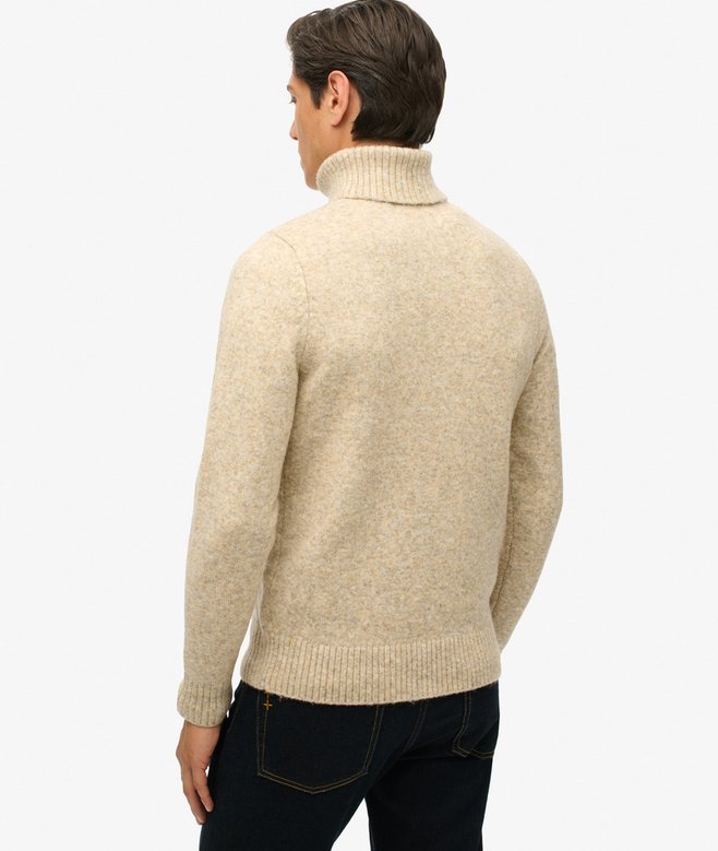 Brushed Roll Neck Jumper