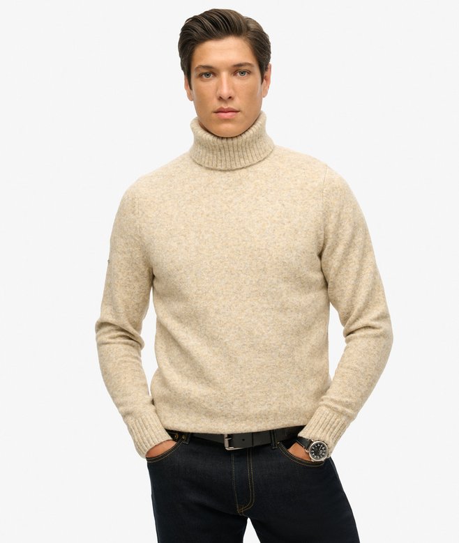 Brushed Roll Neck Jumper