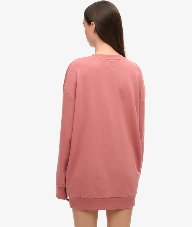 Luxe Metallic Logo Sweat Dress
