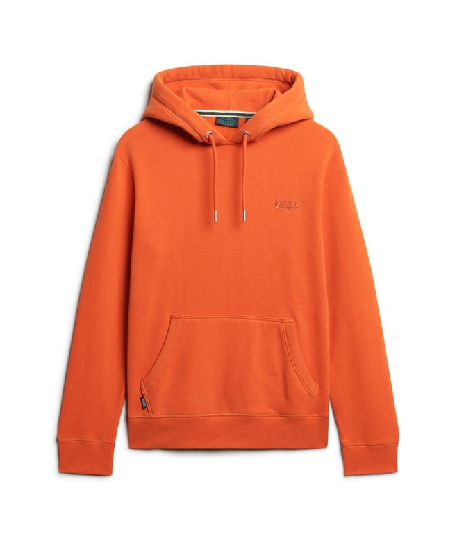 Superdry Felpa Uomo Essential Con Logo - Vestibilità Slim E Morbida Felpa Con Cappuccio
