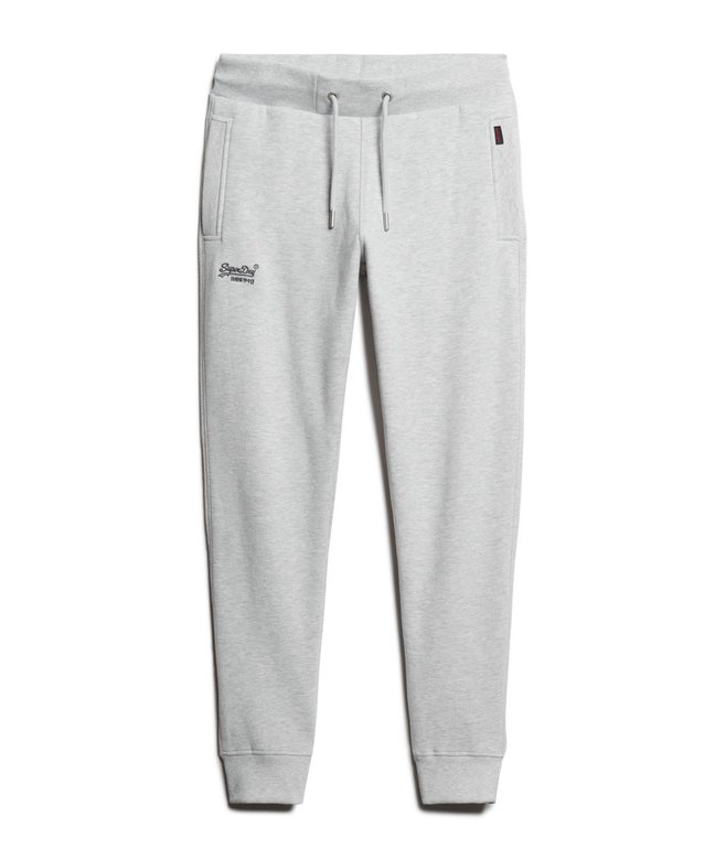 mens Essential Logo Joggers in Glacier Grey Marl Superdry UK