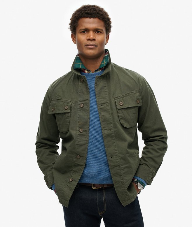 Military Overshirt Jacket