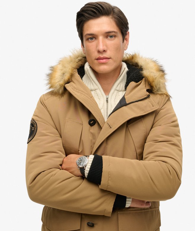 Everest Faux Fur Hooded Parka Coat