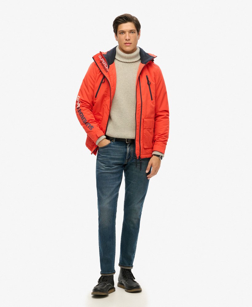 mens Hooded Ultimate SD Windbreaker Jacket in Bold Orange