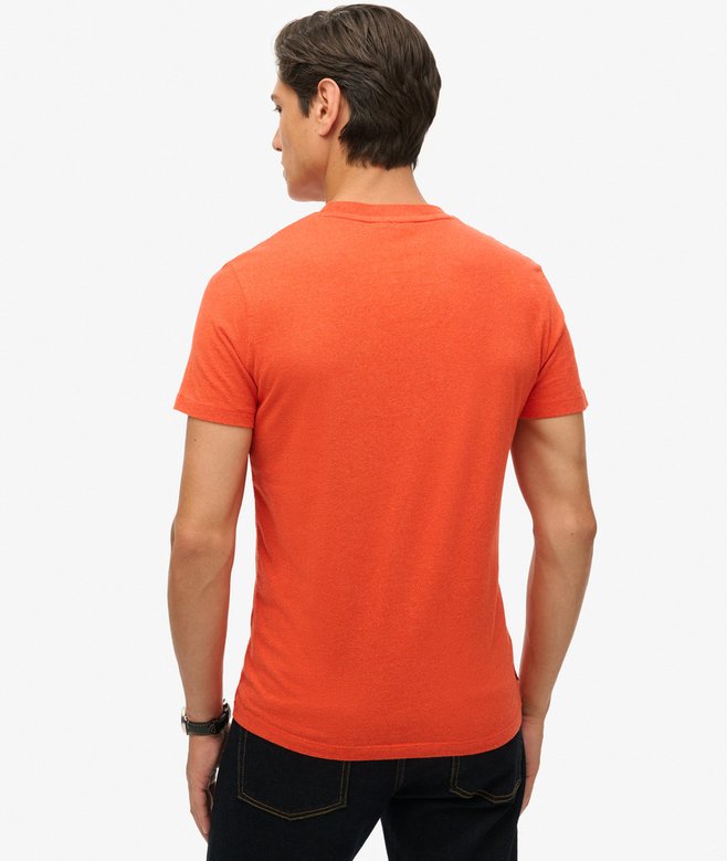Organic Cotton Essential Logo V Neck T-Shirt