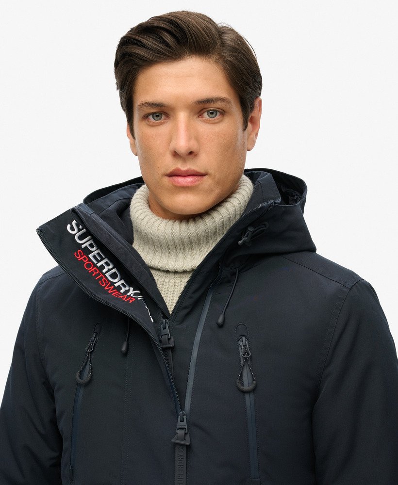 mens Hooded Ultimate SD Windbreaker Jacket in Eclipse Navy