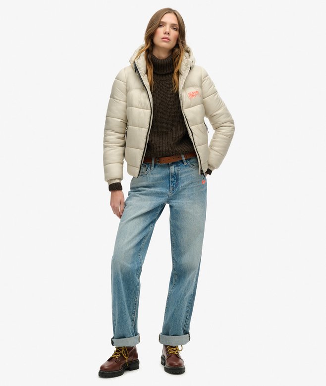Sports Puffer Bomber Jacket