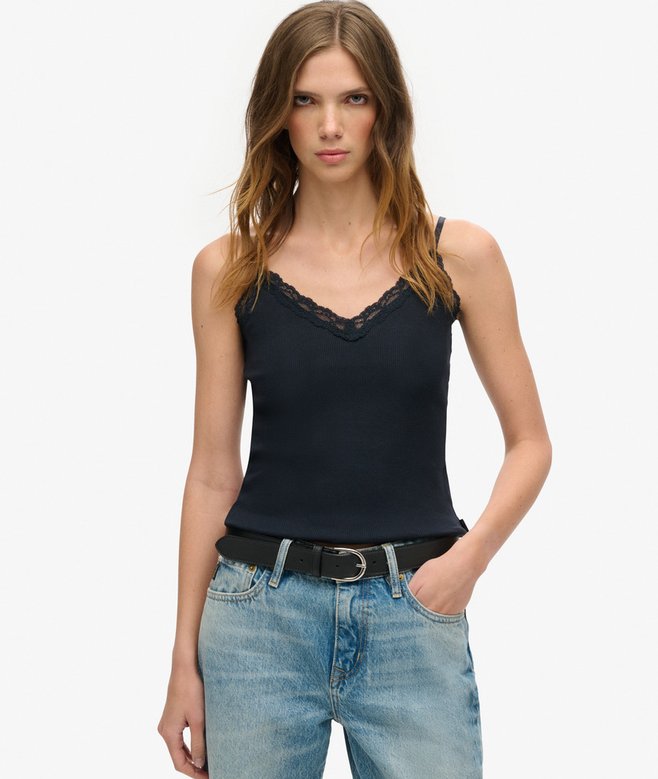Vintage navy cami top