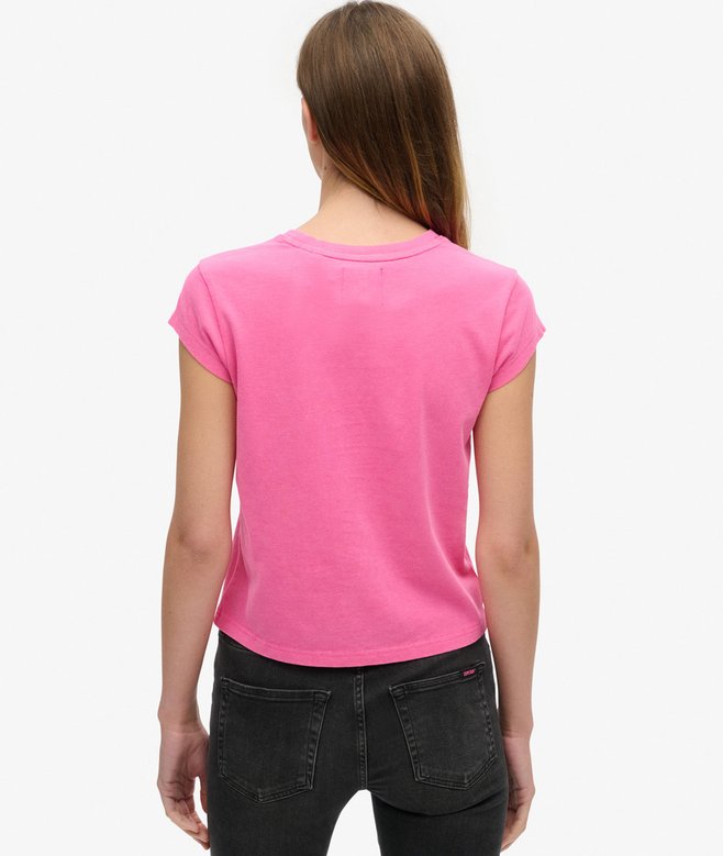 Embellished Punk Cap Sleeve T-Shirt