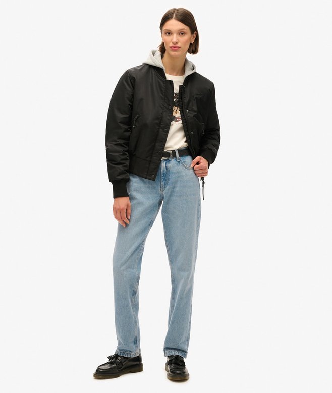 Hooded Bomber Jacket