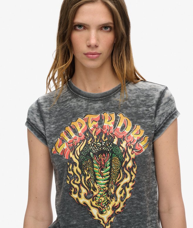 Biker Rock Graphic T-Shirt