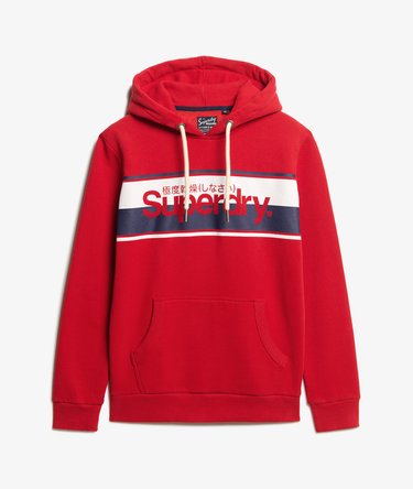 Core Logo Stripe Hoodie Image 6