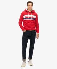 Core Logo Stripe Hoodie