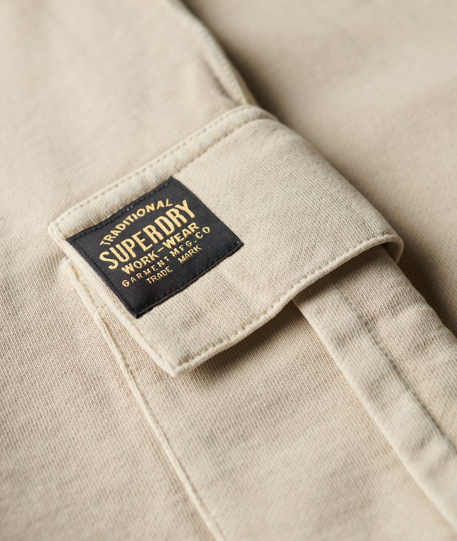 Contrast Stitch Cargo Shorts