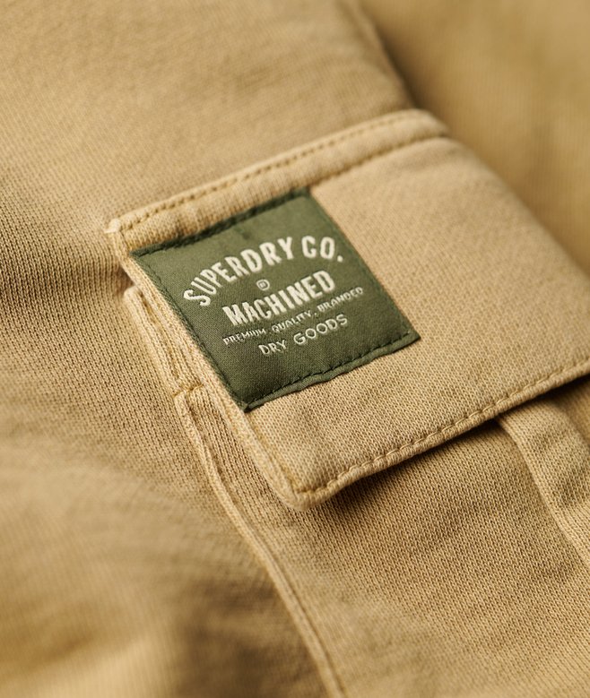 Contrast Stitch Cargo Shorts