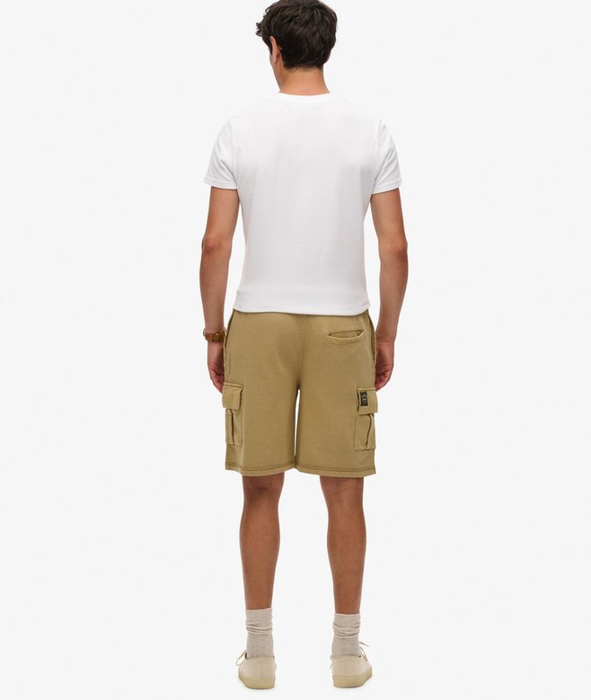 Contrast Stitch Cargo Shorts