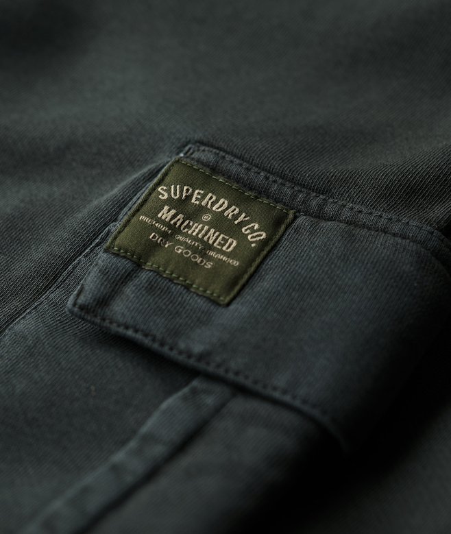 Contrast Stitch Cargo Shorts