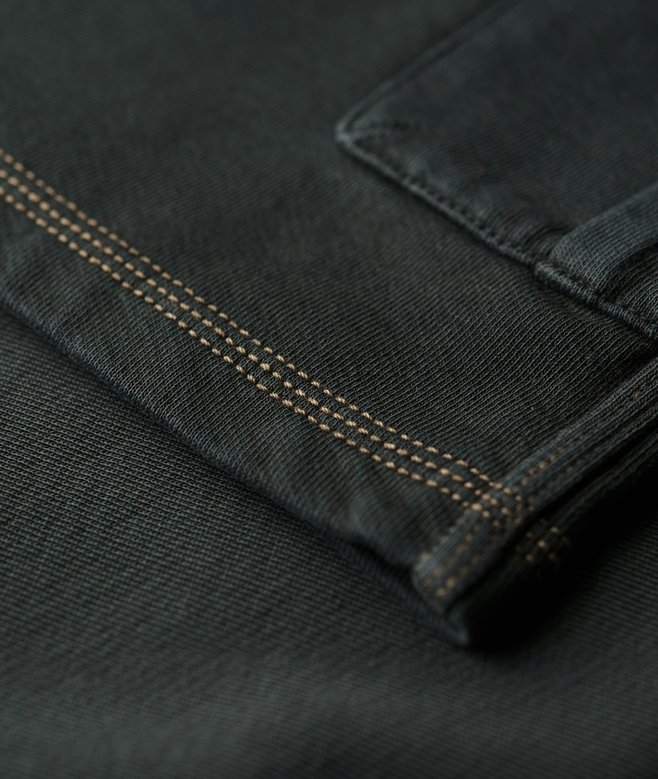 Contrast Stitch Cargo Shorts