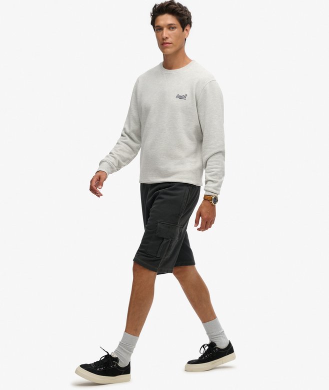 Contrast Stitch Cargo Shorts