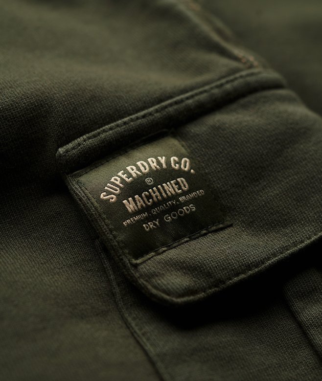 Contrast Stitch Cargo Shorts