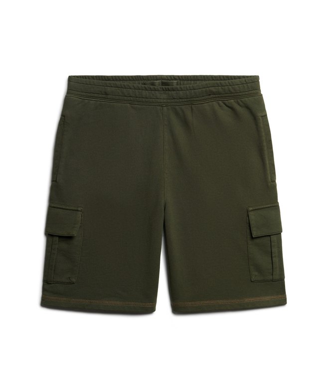 Contrast Stitch Cargo Shorts