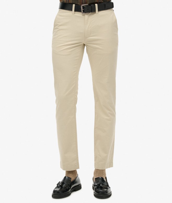 Slim Tapered Stretch Chino Trousers